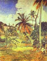 Поль Гоген Пальмы Мартиники-1887